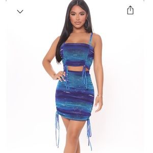 Fashion Nova Skirt Set Size S